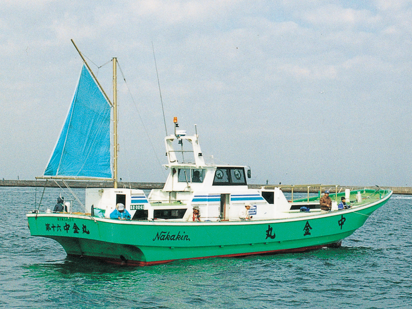 レジャー漁船及びプロ用漁船、遊魚船用・スパンカーマスト＆セイル