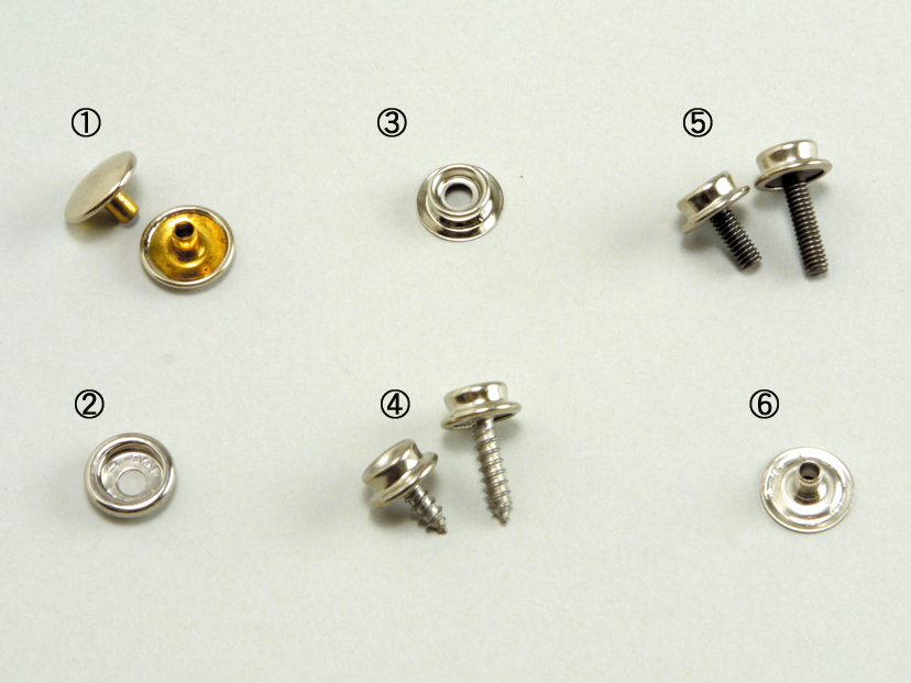 DOT Fasteners Made in U.S.A.　ボタン類