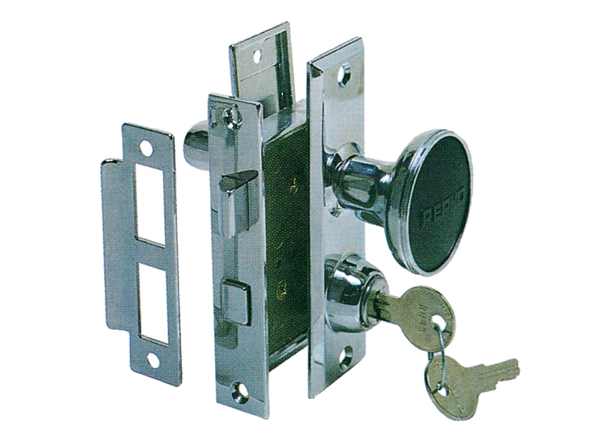 ターンボタンロック方式鍵付ドアロック　Fig-927