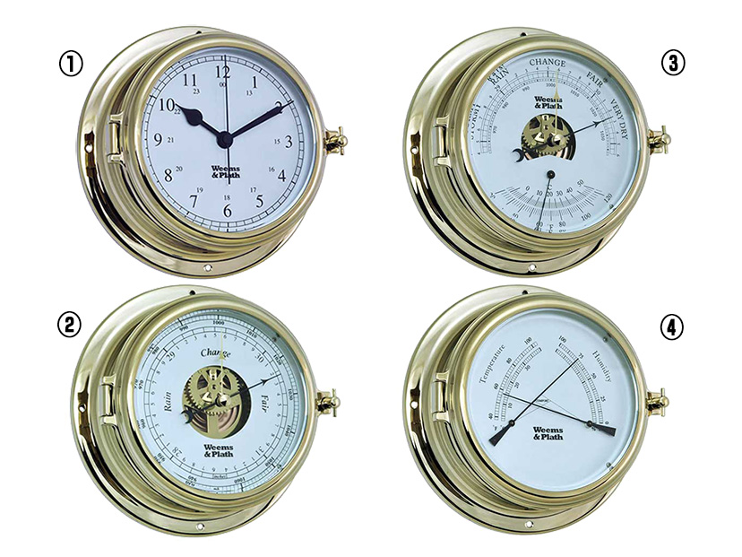 135シリーズ（時計、気圧計、気圧＆温度計、湿度＆温度計）